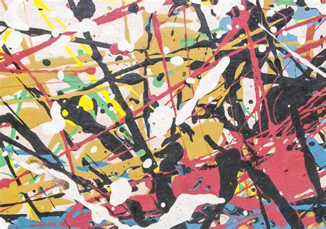 Jackson Pollock American Abstract Acrylic Canvas