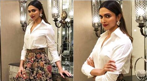 Deepika Padukone Shows Us How To Glam Up A Basic White Shirt With This