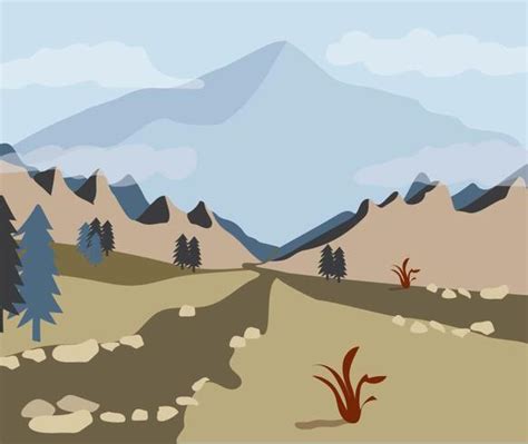 Valley And Plain Vectors Free Vector Graphics Everypixel