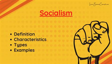 Socialism Definition Characteristics Types Examples