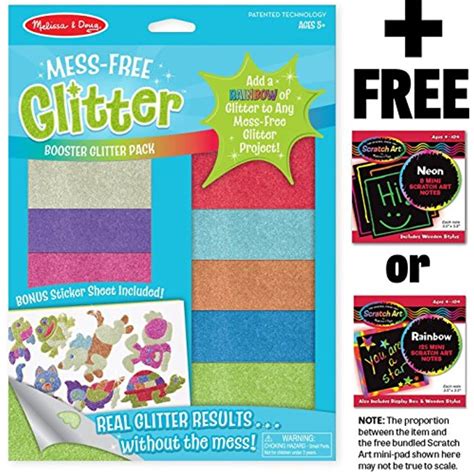 Melissa And Doug Booster Glitter Pack Mess Free Glitter Series And 1