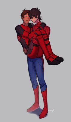 Keith As Spider Man Lance As Deadpool Klance Voltron Spideypool
