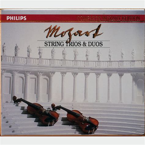 Mozart Complete Mozart Edition Vol 13 Trios Et Duos Pour Cordes