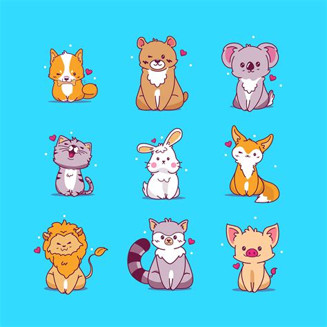 Cute Animal Icons On Behance