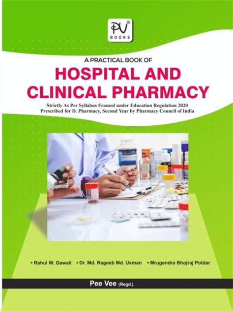 Practical Book Of Hospital And Clinical Pharmacy Dpharm 2nd Year