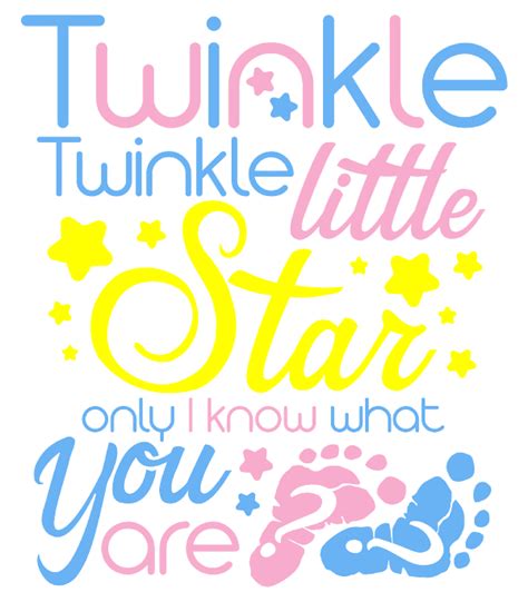 Twinkle Twinkle Little Star Only I Know Gender Keeper Reveal Greeting Card For Sale By Sue Mei Koh
