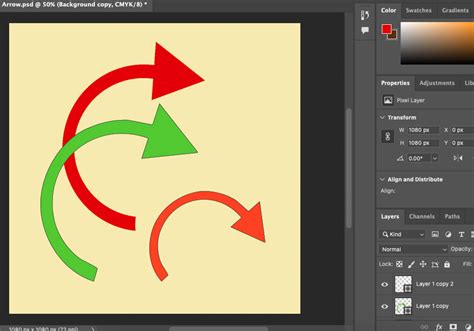 How To Draw A Curved Arrow In Photoshop