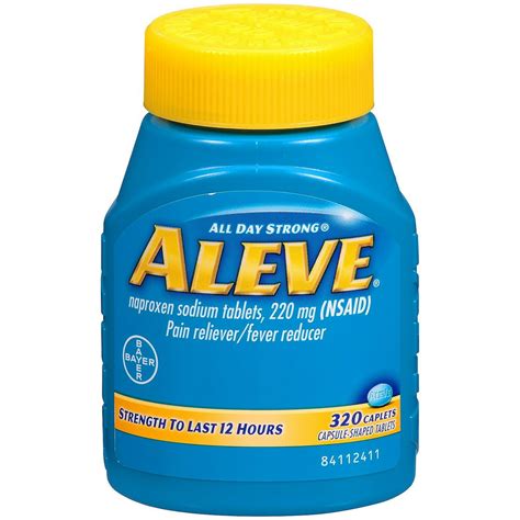 Aleve Pain Reliever Fever Reducer Caplet 320 Count