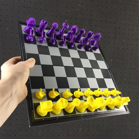 3d Printed Nikola Tesla Magnetic Chess Set By Yetzer Interactive Design