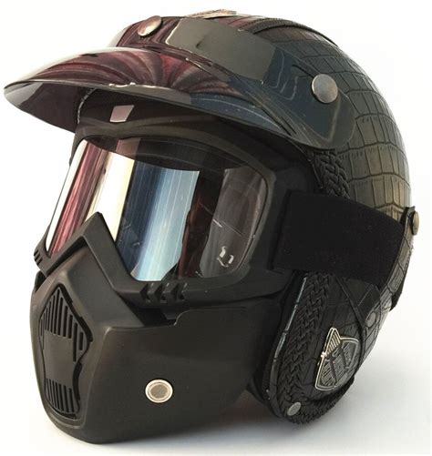 Moto Capacete Vintage Helmet Open Face Retro 34 Half Helmet Casco Moto