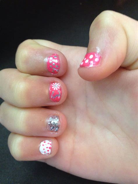 Pink Nails For Little Girls Baby Nails Cute Kids Nails Nail Art