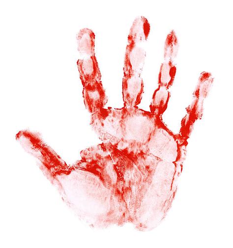 Best Blood Stained Human Hand Handprint Stock Photos Pictures