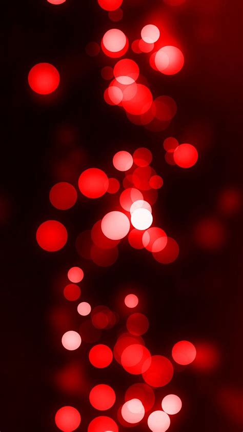 Red Blurred Lights Backgrounds