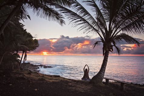 Sunrise Mountain Hawaii Big Island Kalani Sunrise Yoga Flickr