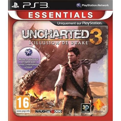 Uncharted 3 Essential Jeu Ps3 Achat Vente Jeu Ps3 Uncharted 3