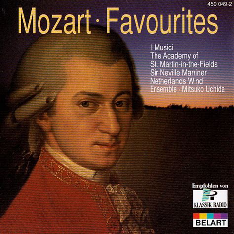 Favourites By Wolfgang Amadeus Mozart Cd Belart Cdandlp Ref2408260650
