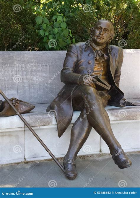 George Mason Statue In Washington Dc Stock Image Image Of America