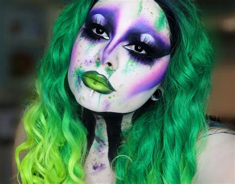 Jess VelvetWarms Amazing Halloween Makeup Beetlejuice Makeup Crazy Makeup