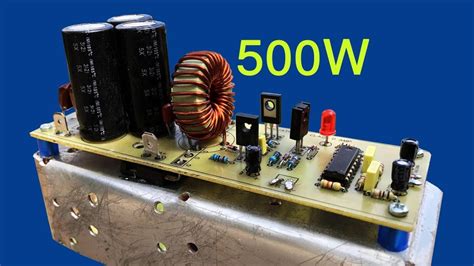 How To Make Amplifier Class D TL494 Power 45VDC To 100VDC YouTube
