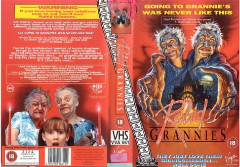 Rabid Grannies 1988 On Virgin United Kingdom Vhs Videotape