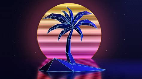 Wallpaper Id 717488 Synthpop Retrowave Synthwave Background