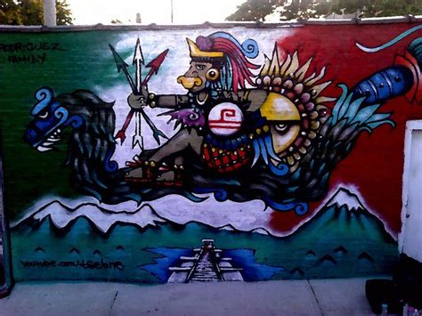 Aztecmayan Graffiti Feathered Serpent Aztec Art Mexican Artists