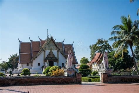 Wat Phumin Is A Unique Thai Traditional Temple In Nan Province Stock