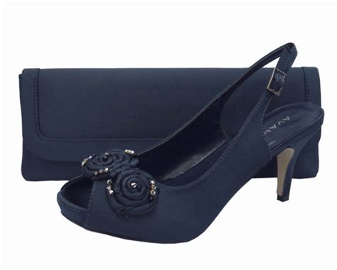 Navy Evening Shoes At Sole Divas Evening Shoes And Matching Bags At