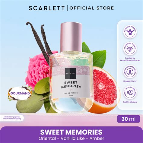 Jual Scarlett Whitening Eau De Parfum Sweet Memories Ml Edp Parfum