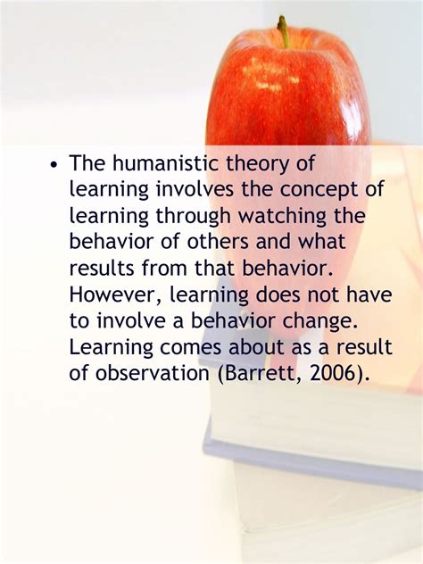 Humanistic Theory Of Learning