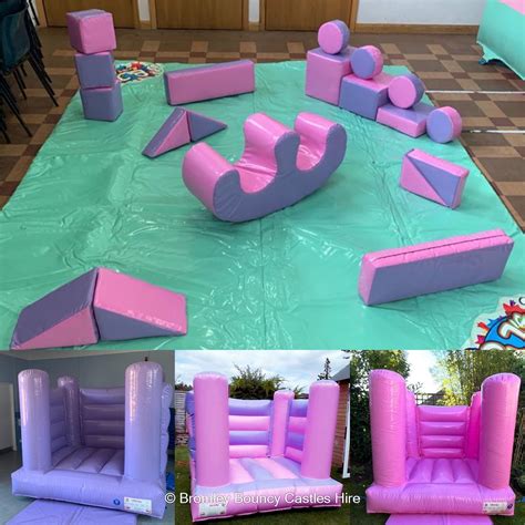 Pastel Pink Colours Bouncy Castles Soft Play And Inflatable Hire In Orpington Bexleyheath