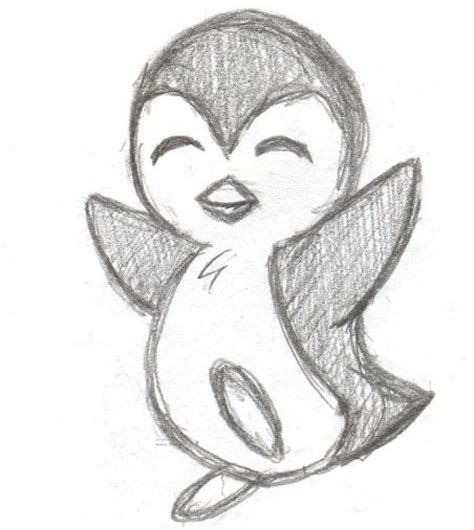 Pingüino Drawings Easy Drawings Sketches Easy