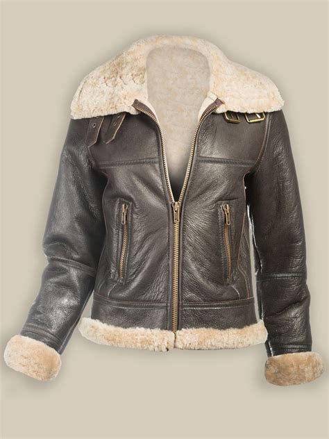 B3 Bomber Sheepskin Women Leather Jacket Jackets Maker