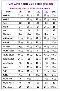 Dress Sizes Measurements The Dress Shop