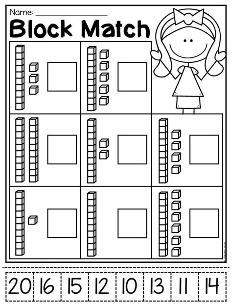 Printables for second grade math. Kindergarten Place Value Worksheets | Place value ...