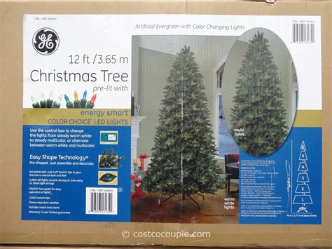 Ge fresh cut christmas tree. GE 12-Feet Pre-lit LED Christmas Tree