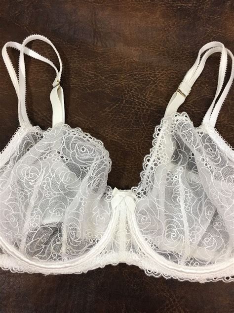 cacique 44c bra white lace full coverage underwire unlined ebay womens bras bra bra set