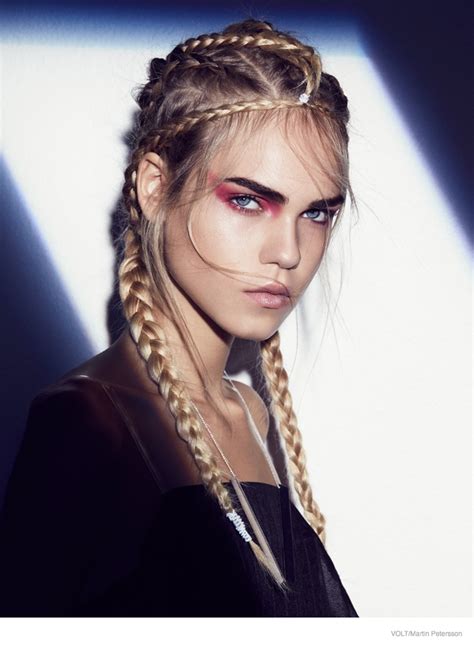 Line Brems Rocks Braided Hairstyles For Volt By Martin