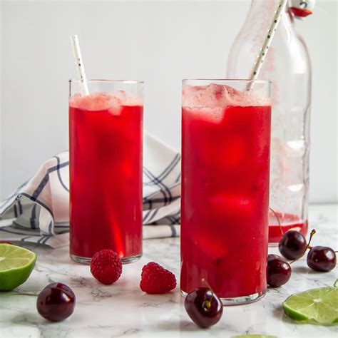 Sparkling Berry Cherry Limeade Nutrition To Fit