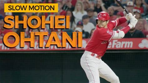Shohei Ohtani Slow Motion Home Run Baseball Swing Hitting Mechanics