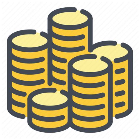 Coin Stack Icon At Collection Of Coin Stack Icon Free