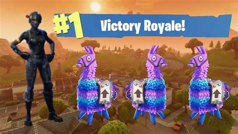 3 Loot Llamas Victory Royale Fortnite Battle Royale Youtube