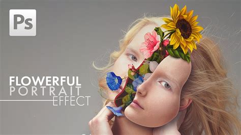 Photoshop Tutorial: Flowerful Portrait Effect - iPhotoshopTutorials