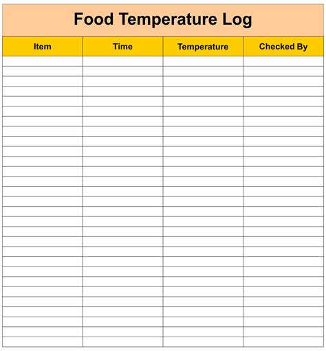 7 Best Images Of Printable Food Temperature Chart Cold