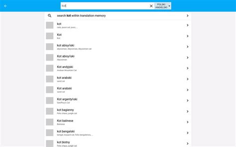Glosbe Dictionary para Android - APK Baixar