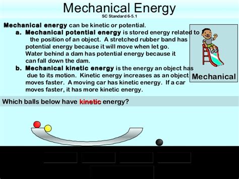 The amount of energy depends on the mass and velocity of the relevant system or component. Forms of Energy