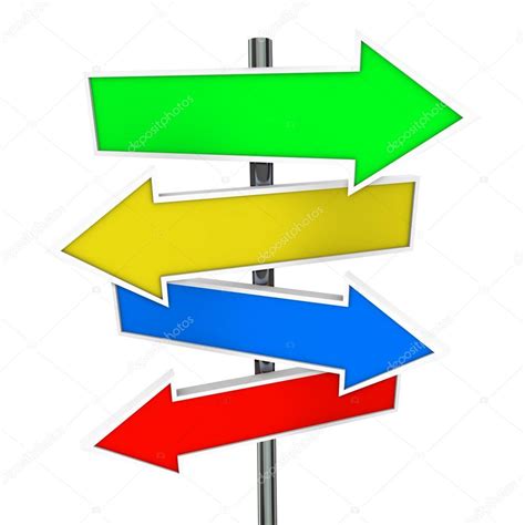 Arrow Direction Signs Stock Photo By ©iqoncept 83286514