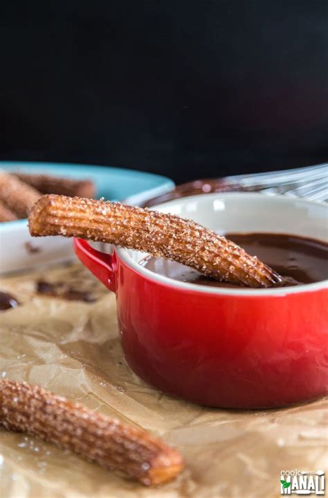 Homemade Cinnamon Churros With Chocolate Dipping Sauce Makes A