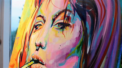 Time Lapse Painting Jolie By Lara Mcwhorter Youtube