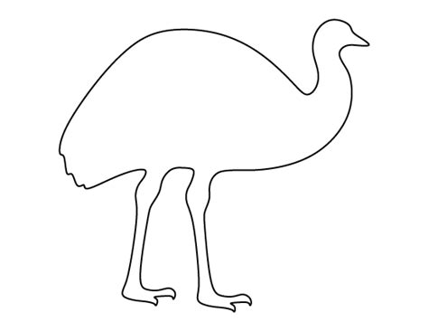 I would advise the teachers to laminate the sheets and cut them into boxes. Printable Emu Template | Aboriginal art for kids ...